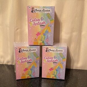 Mariah Elizabeth Color Splash Series Mystery Stuffed Toys Bundle Of 3